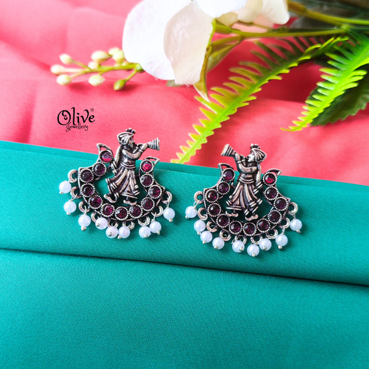 Oxidized Earrings-886