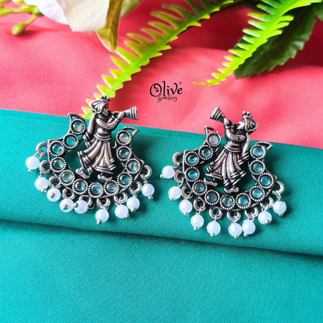 Oxidized Earrings-886
