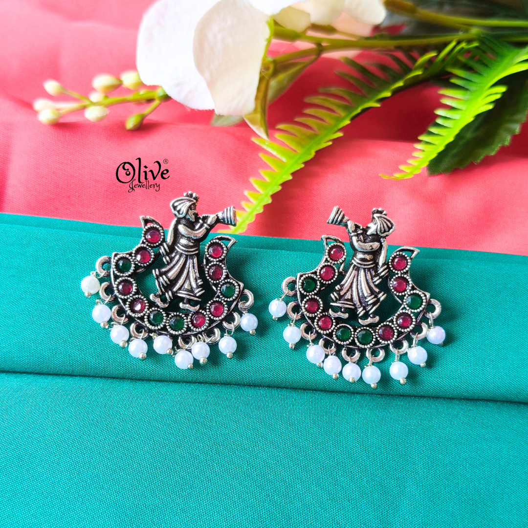 Oxidized Earrings-886