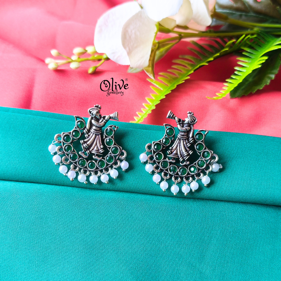Oxidized Earrings-886