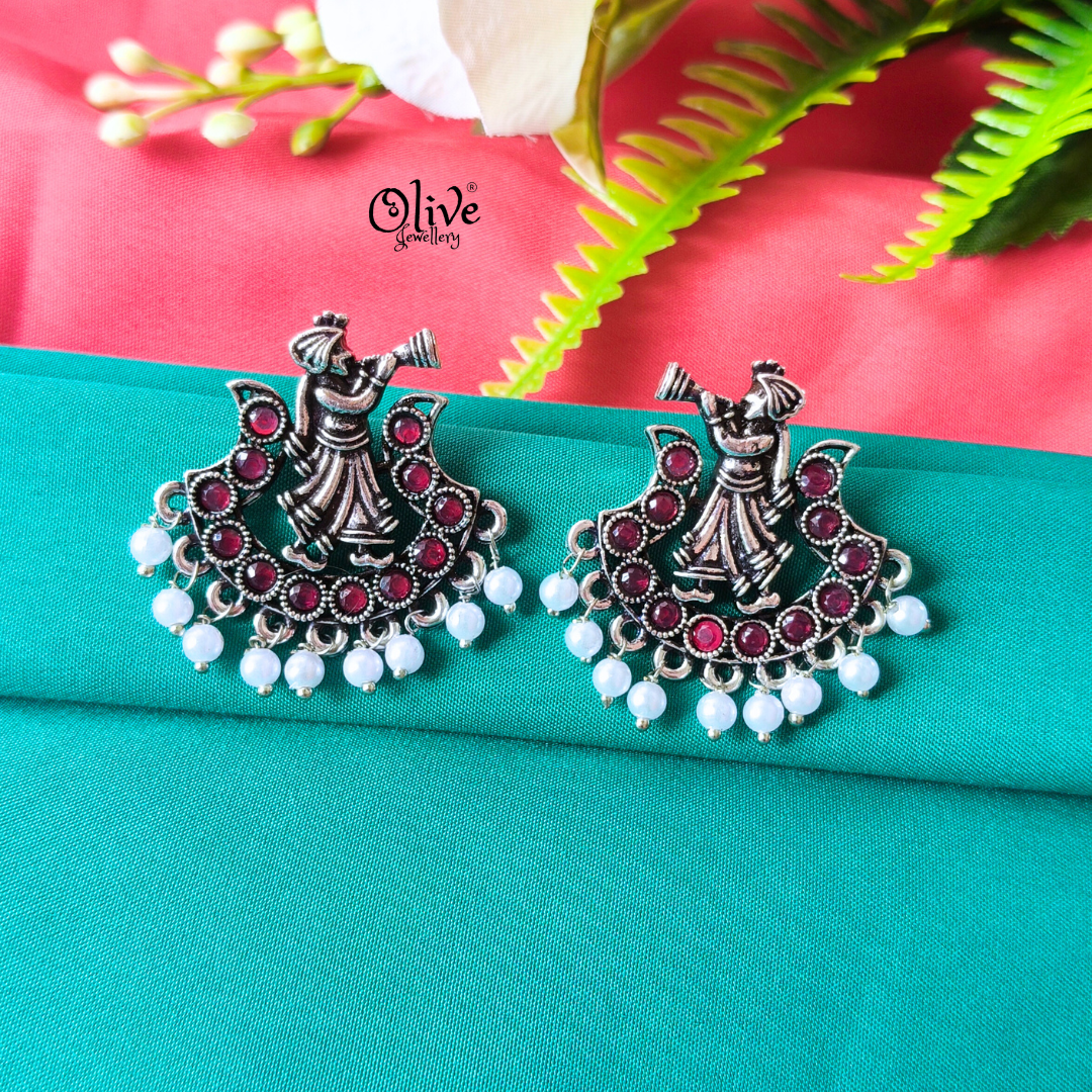 Oxidized Earrings-886