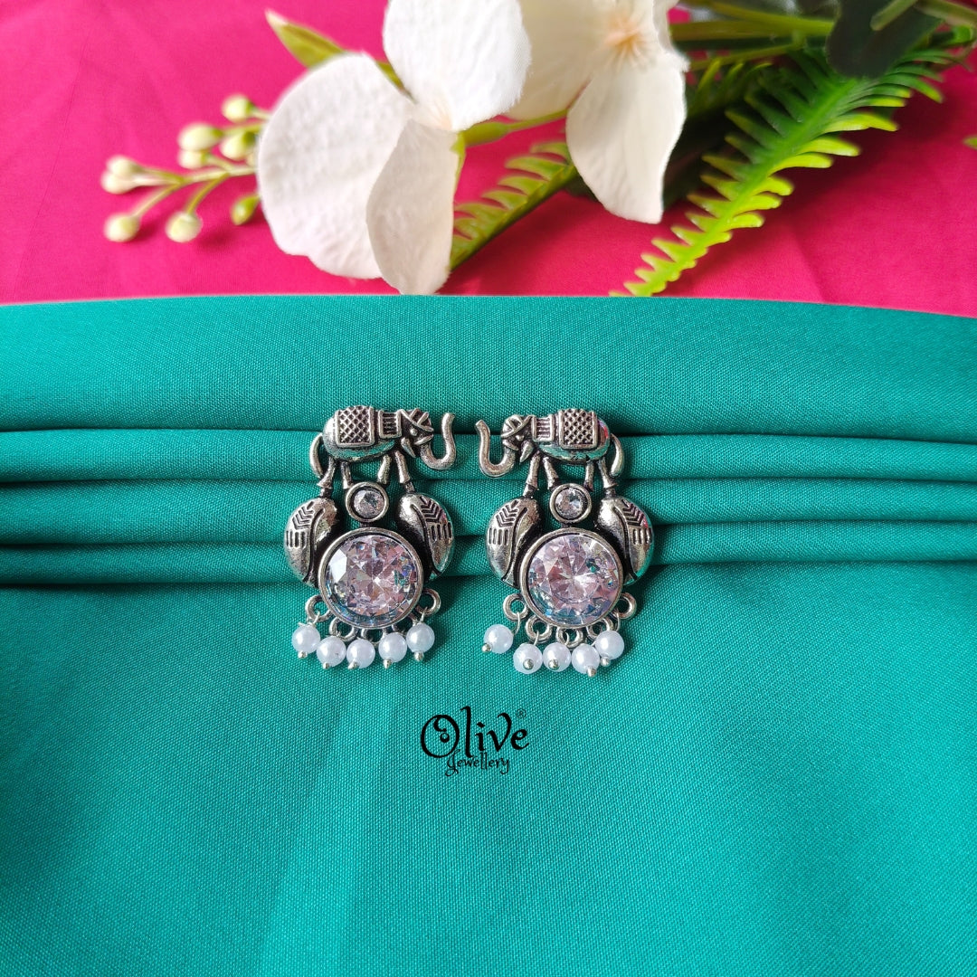 Oxidized Earrings-896