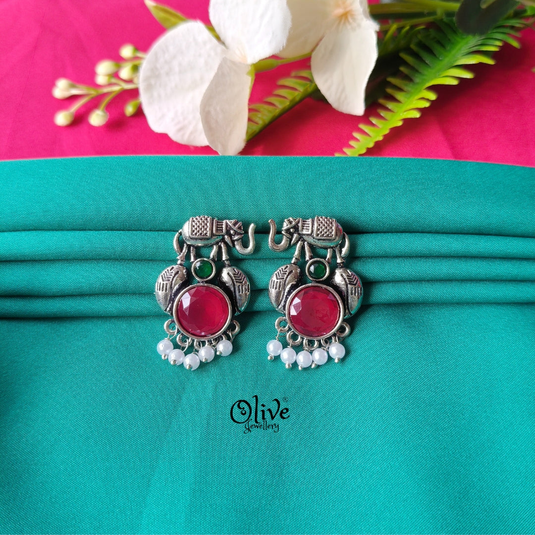 Oxidized Earrings-896