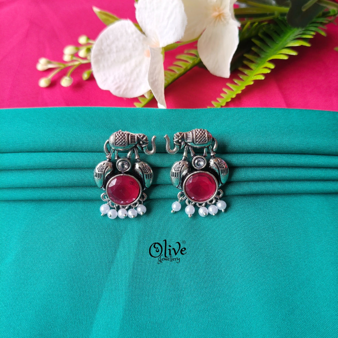 Oxidized Earrings-896