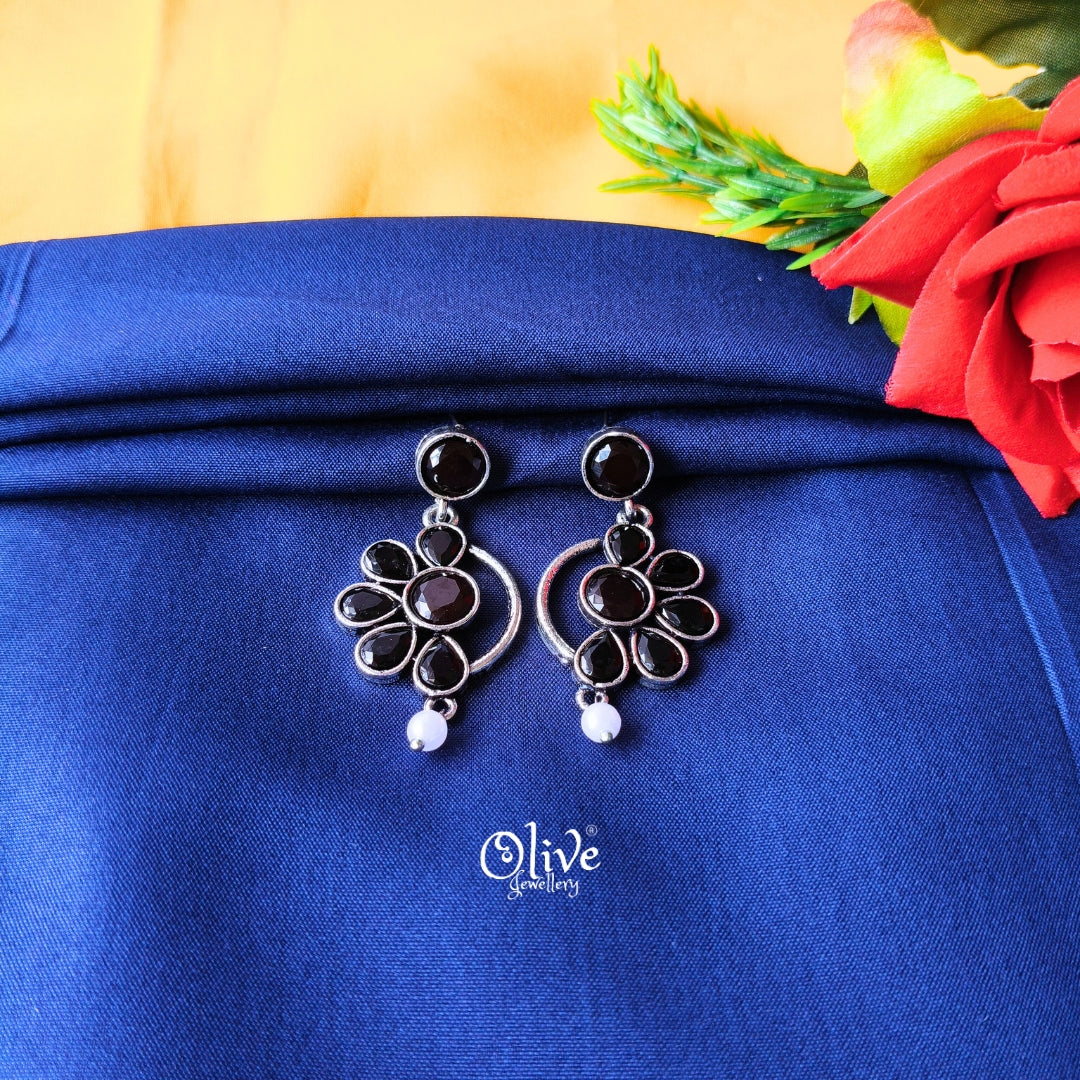 Oxidized Earrings-906