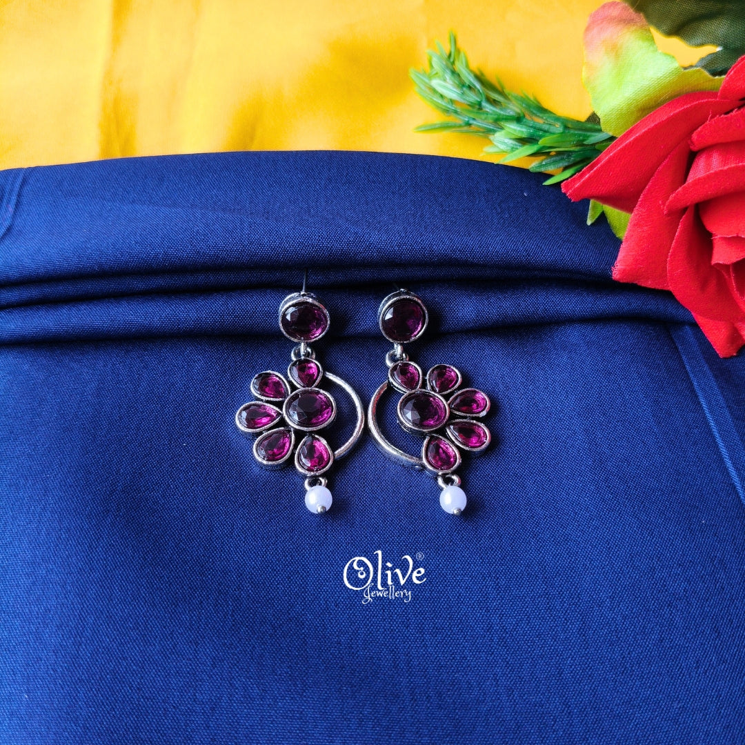 Oxidized Earrings-906