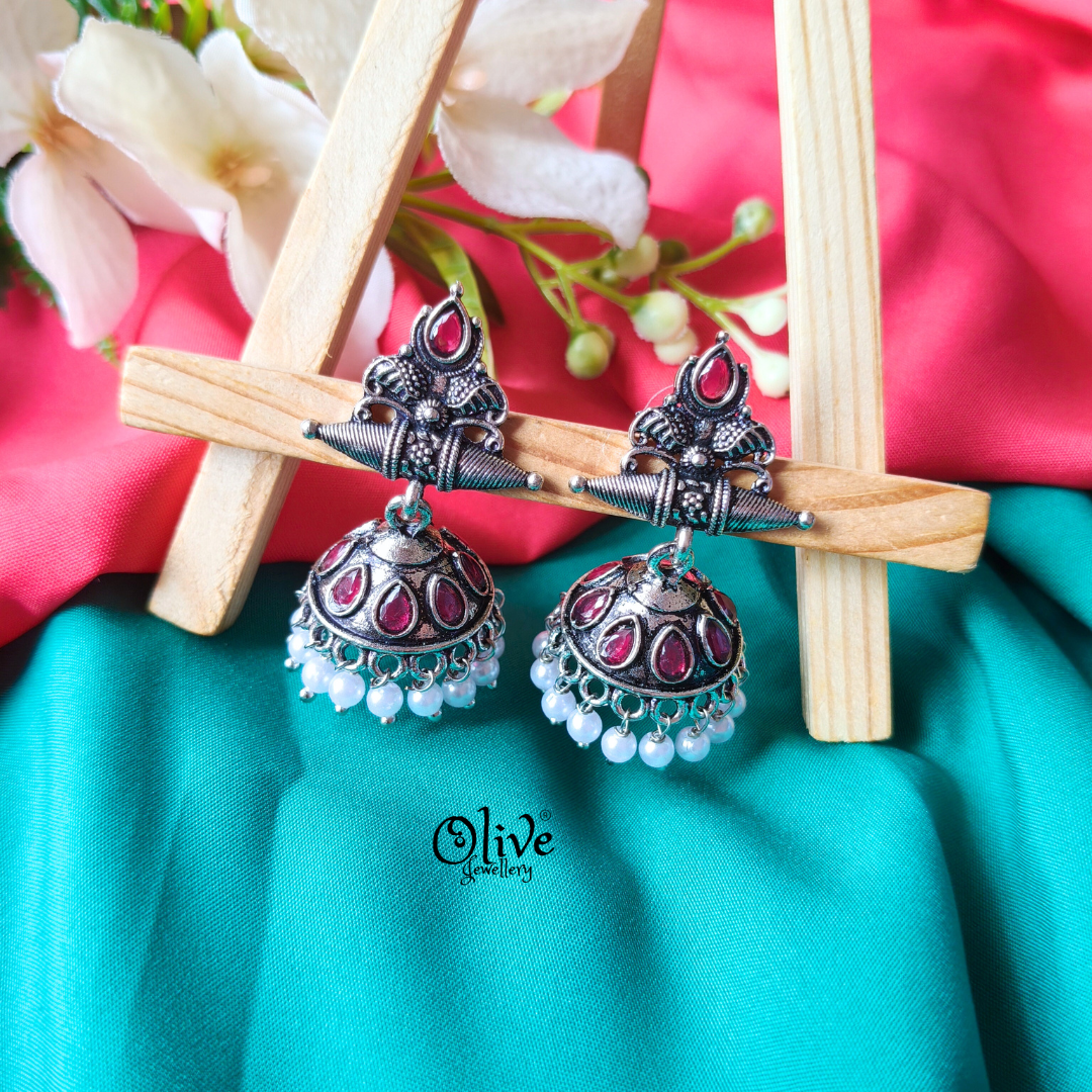 Oxidized Earrings-917