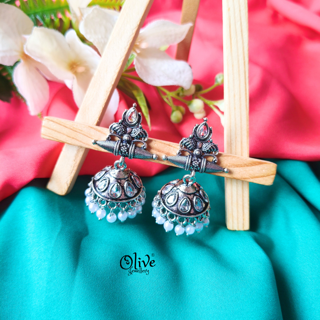 Oxidized Earrings-917