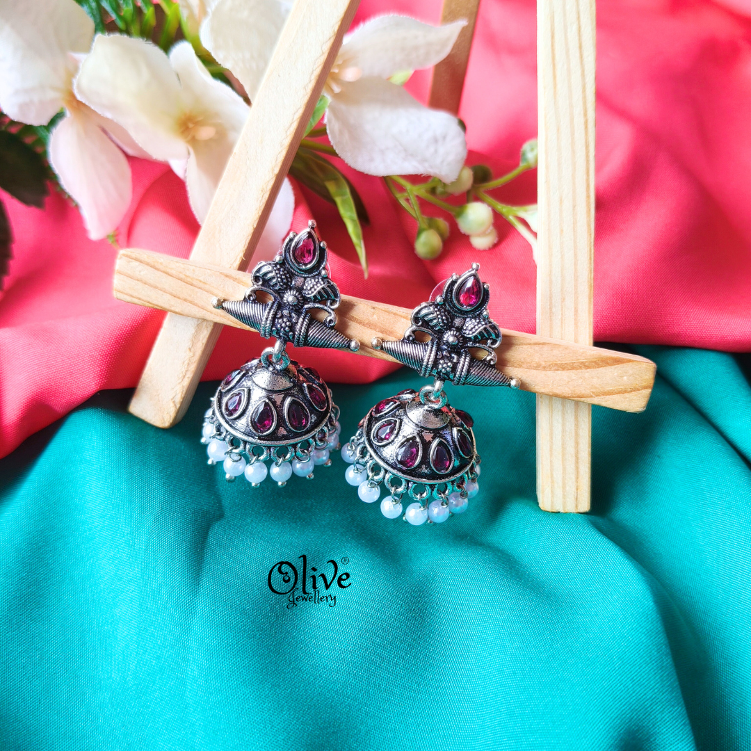 Oxidized Earrings-917