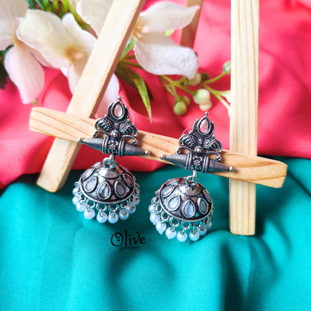 Oxidized Earrings-917