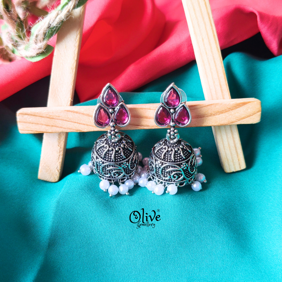Oxidized Earrings-926