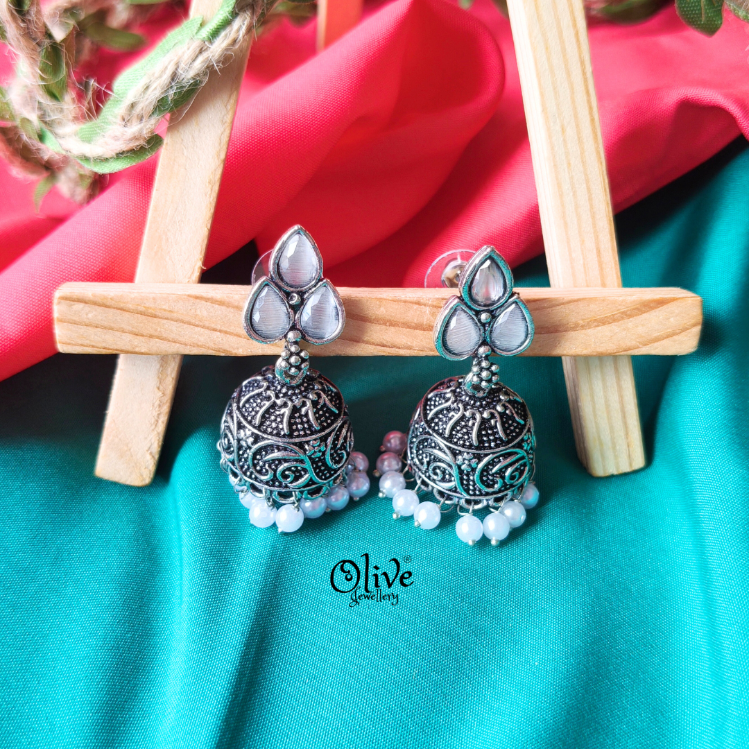 Oxidized Earrings-926