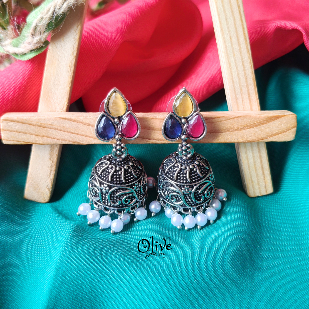 Oxidized Earrings-926
