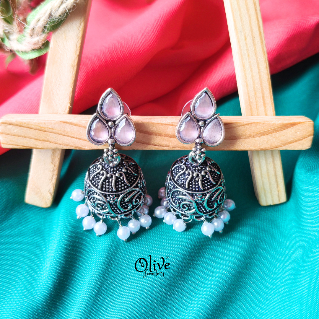 Oxidized Earrings-926