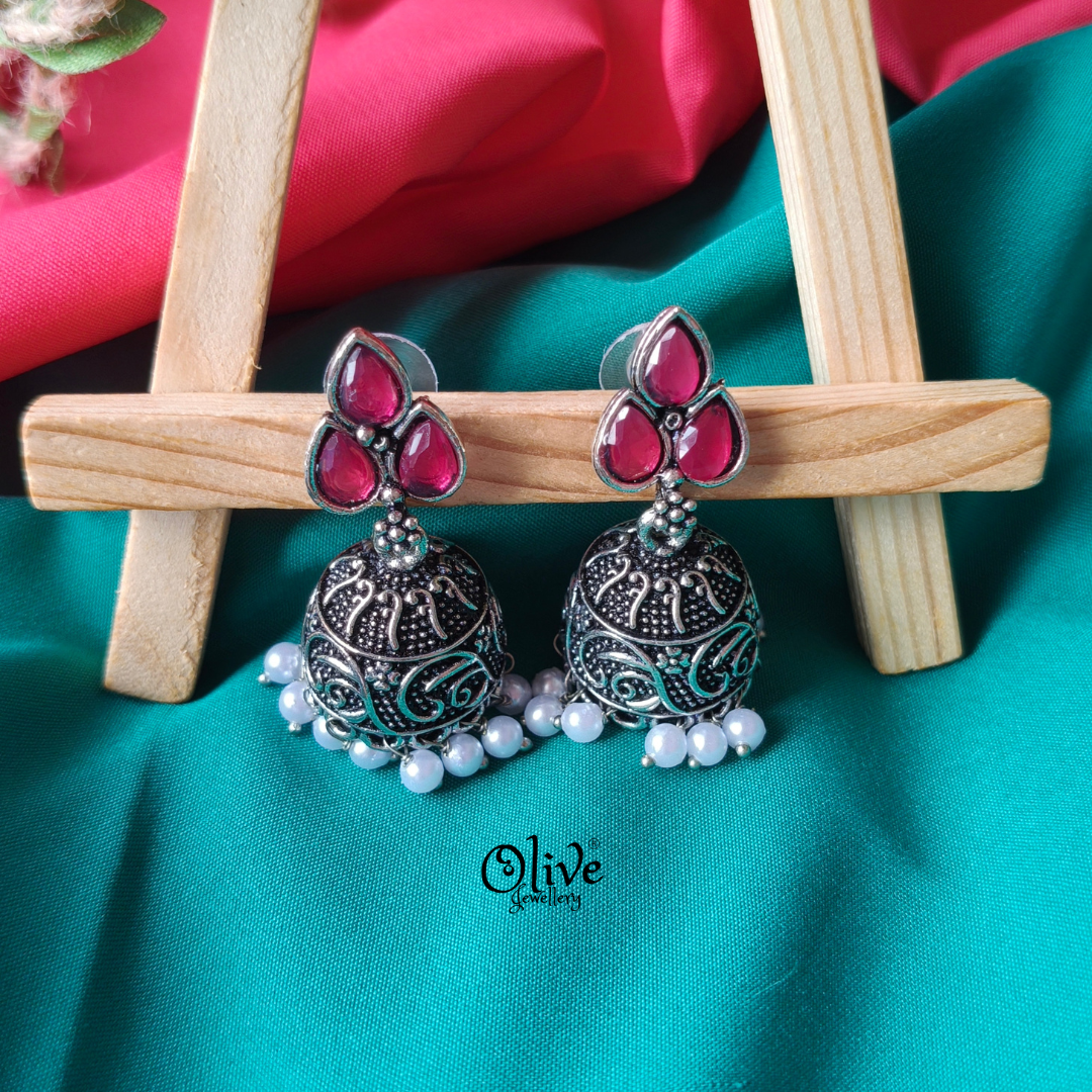 Oxidized Earrings-926