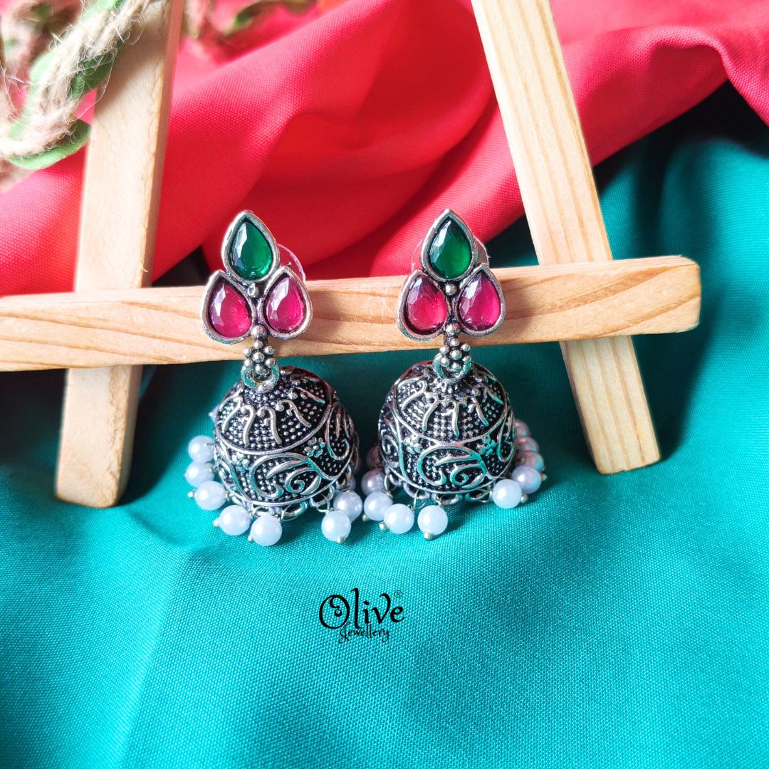 Oxidized Earrings-926