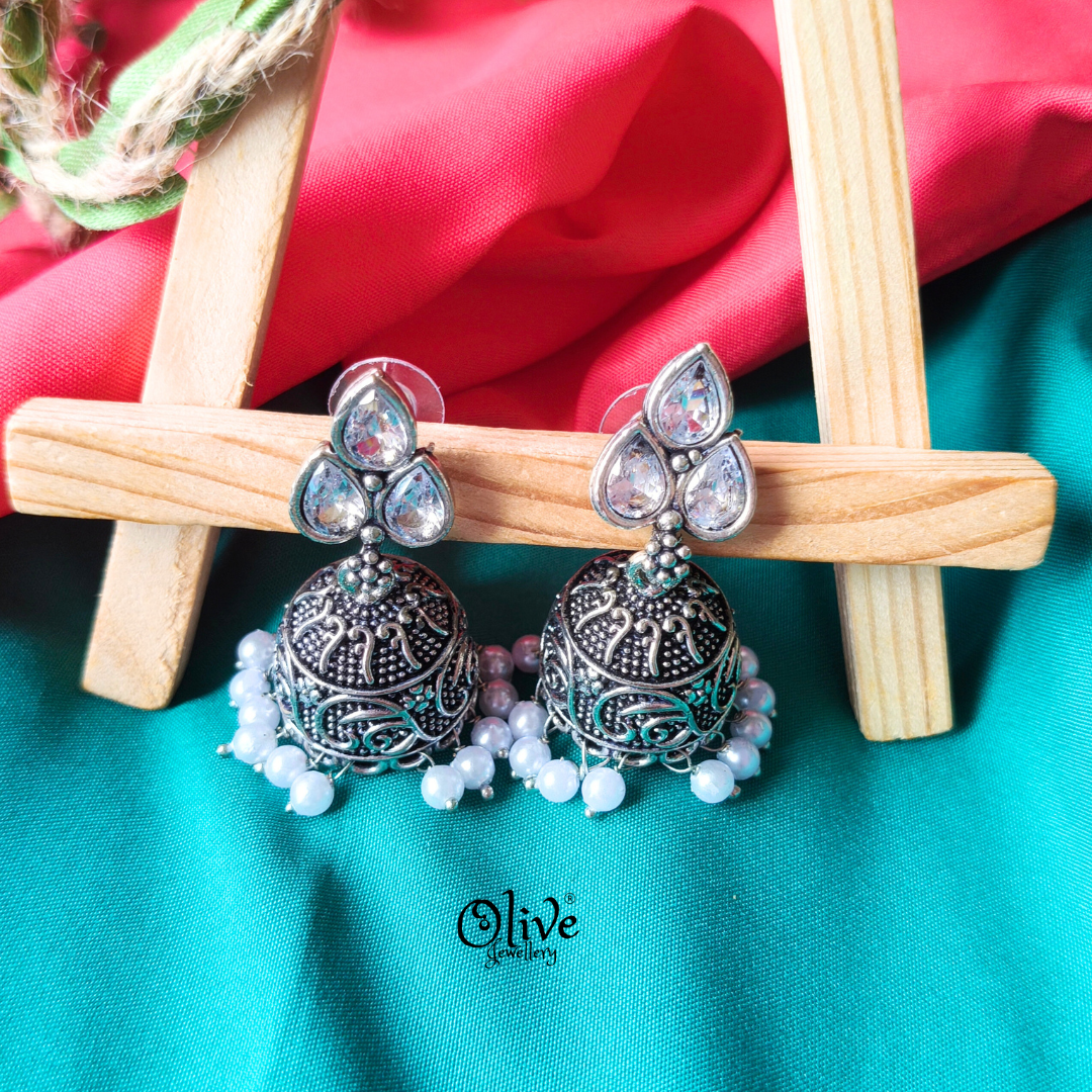 Oxidized Earrings-926