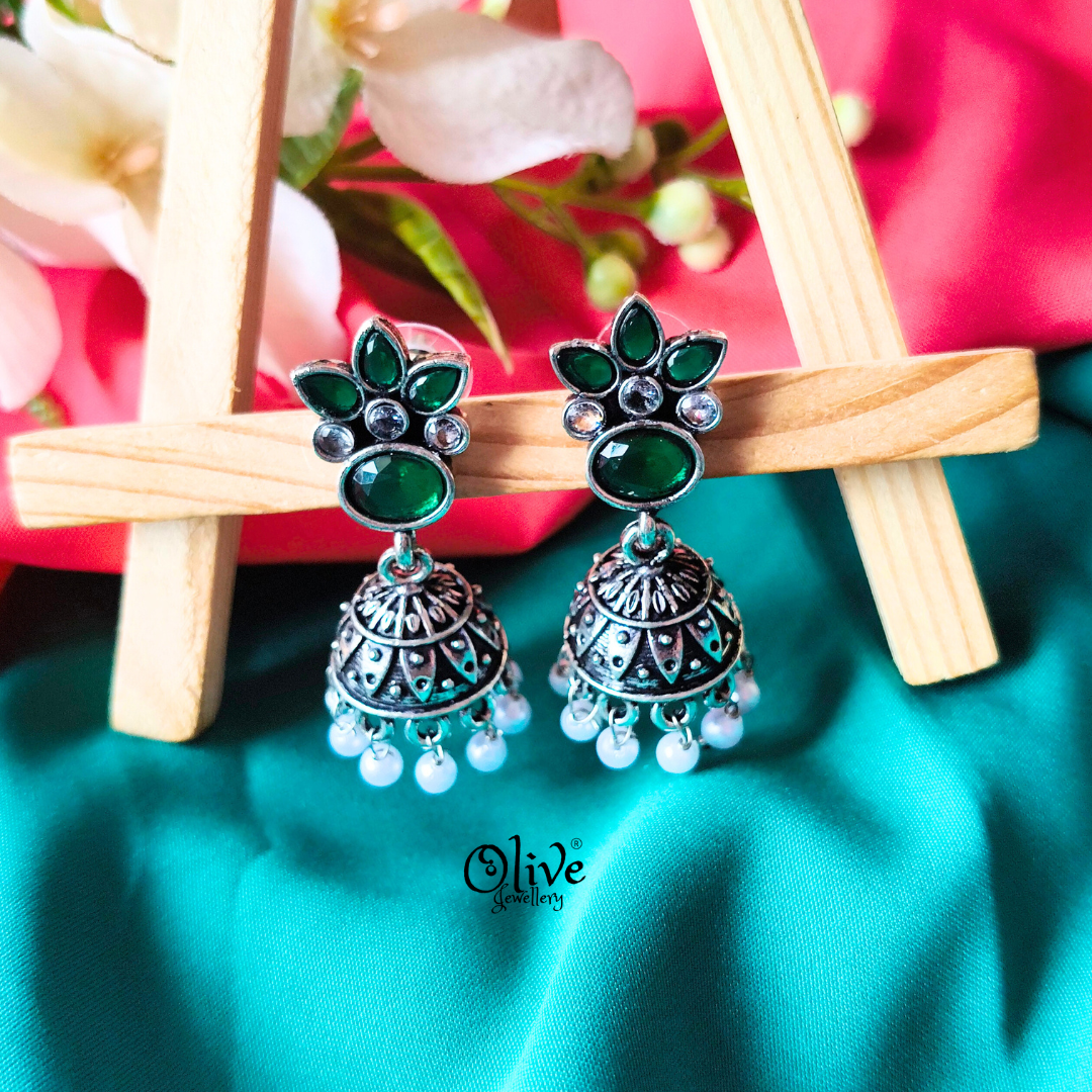 Oxidized Earrings-938