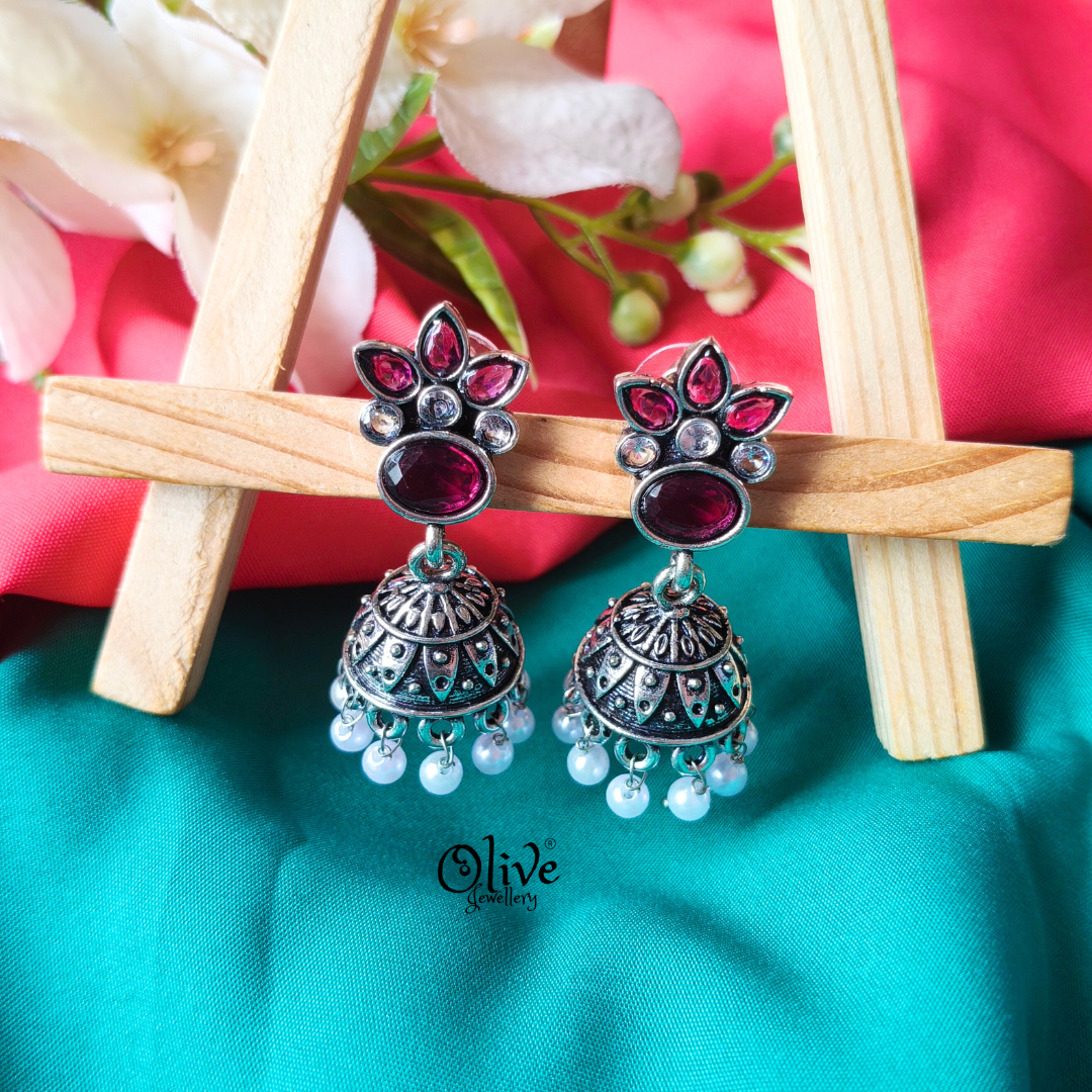 Oxidized Earrings-938