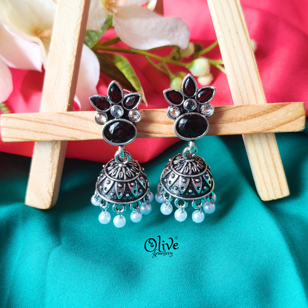 Oxidized Earrings-938