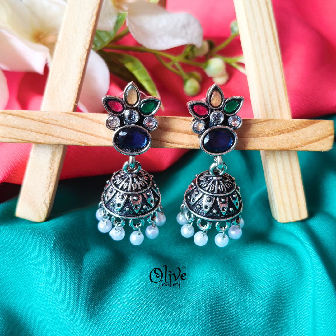 Oxidized Earrings-938