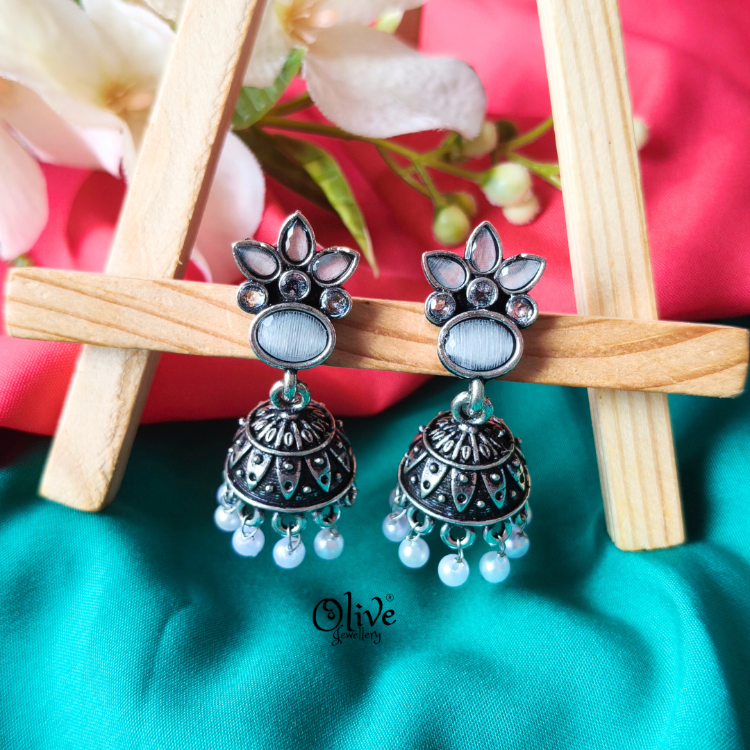 Oxidized Earrings-938