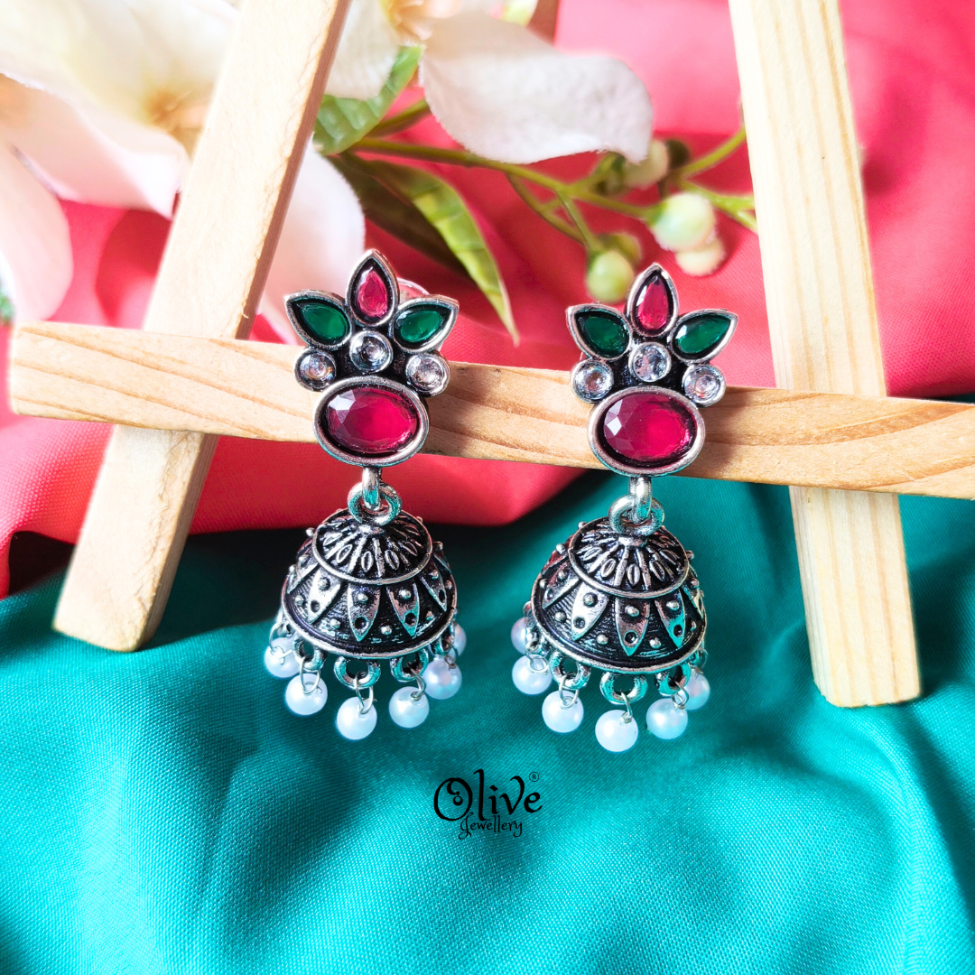 Oxidized Earrings-938
