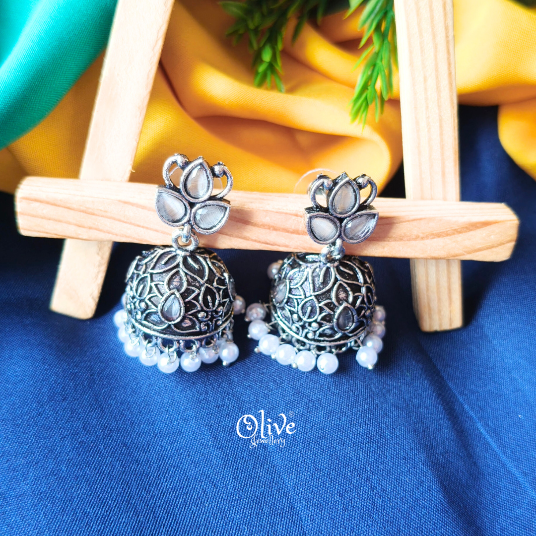 Oxidized Earrings-949