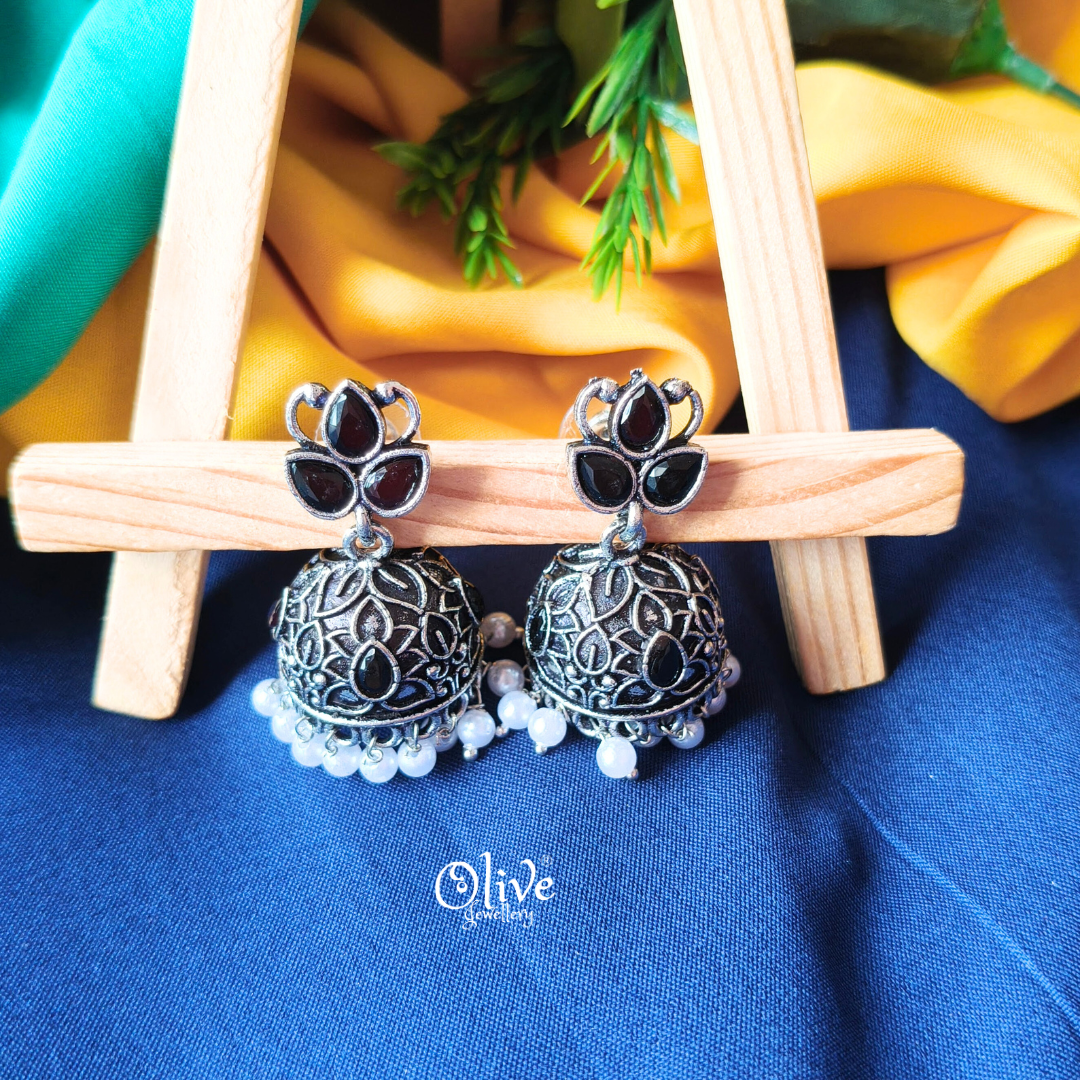 Oxidized Earrings-949