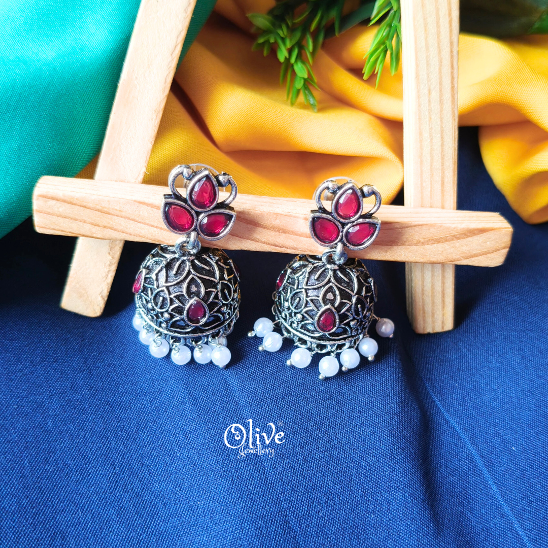 Oxidized Earrings-949