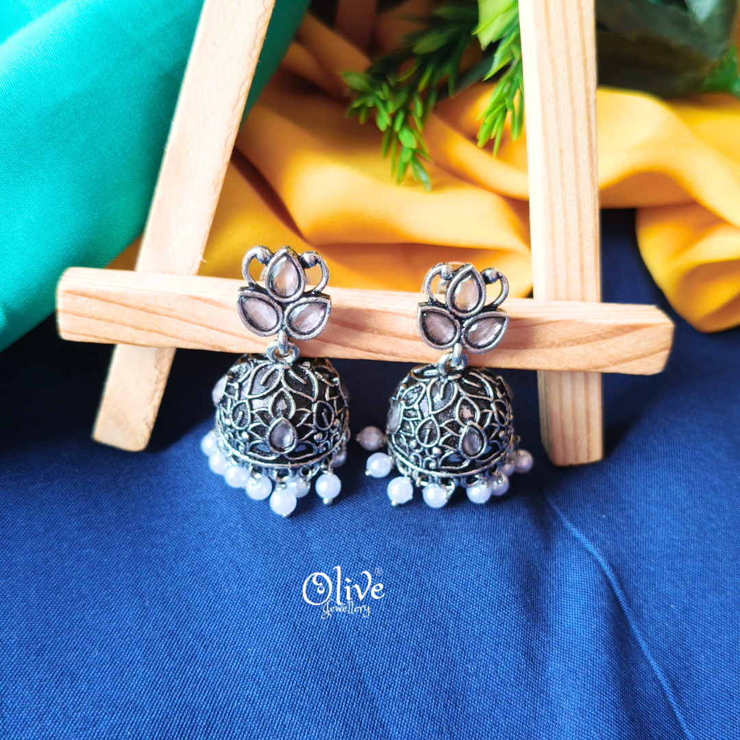 Oxidized Earrings-949