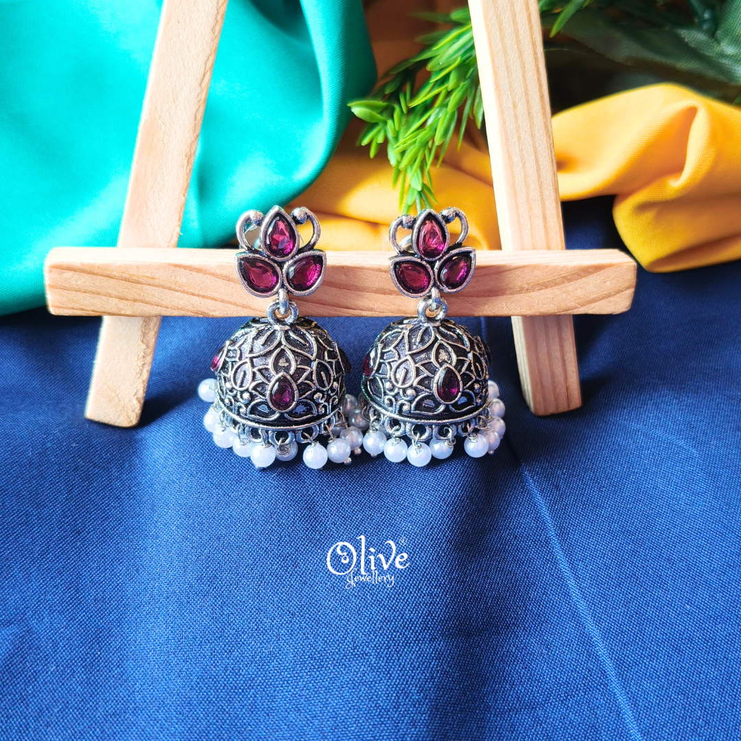Oxidized Earrings-949