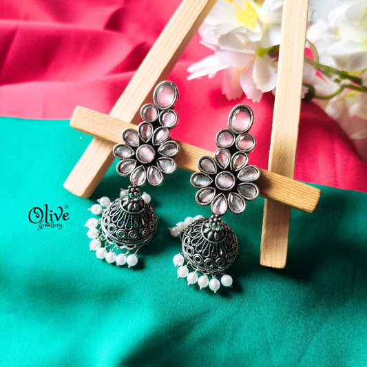 Oxidized Earrings-959