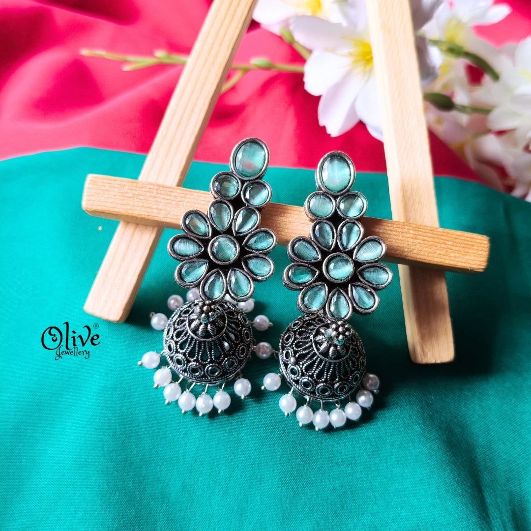 Oxidized Earrings-959