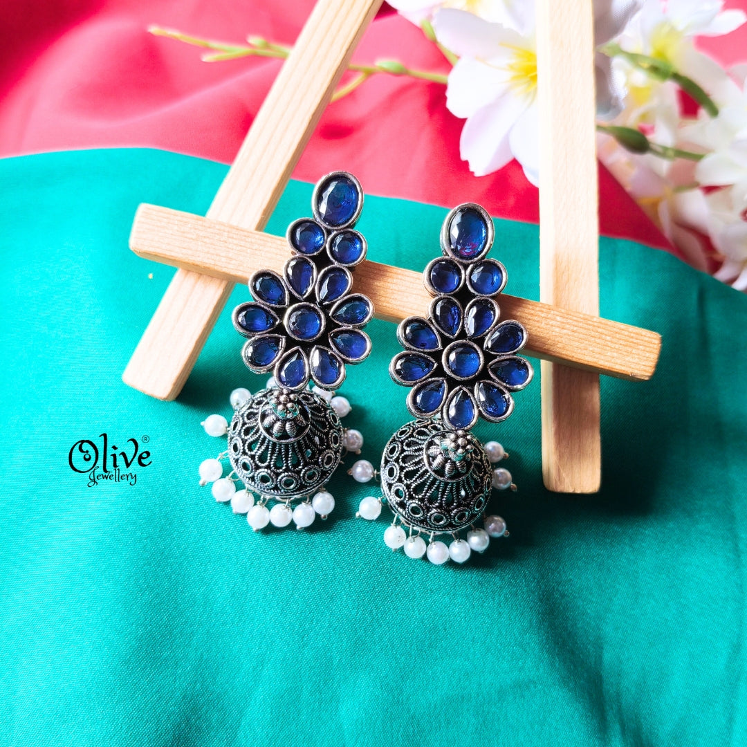 Oxidized Earrings-959