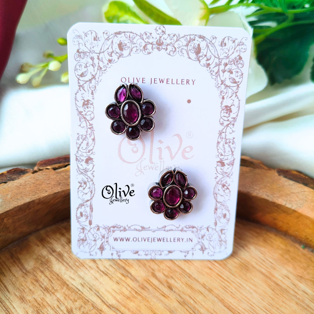 Oxidized Earrings-970