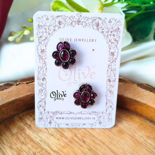 Oxidized Earrings-970