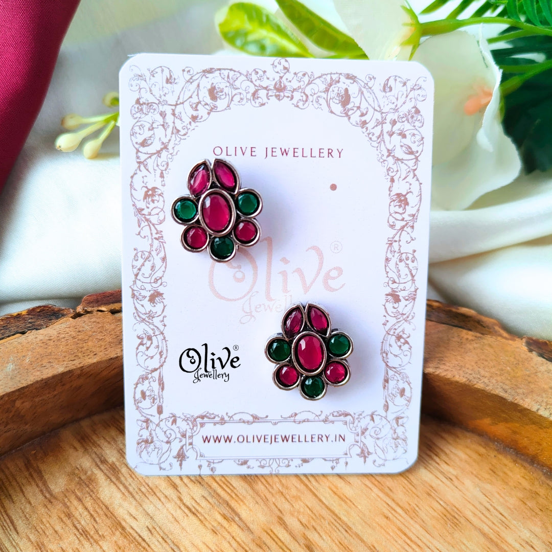 Oxidized Earrings-970