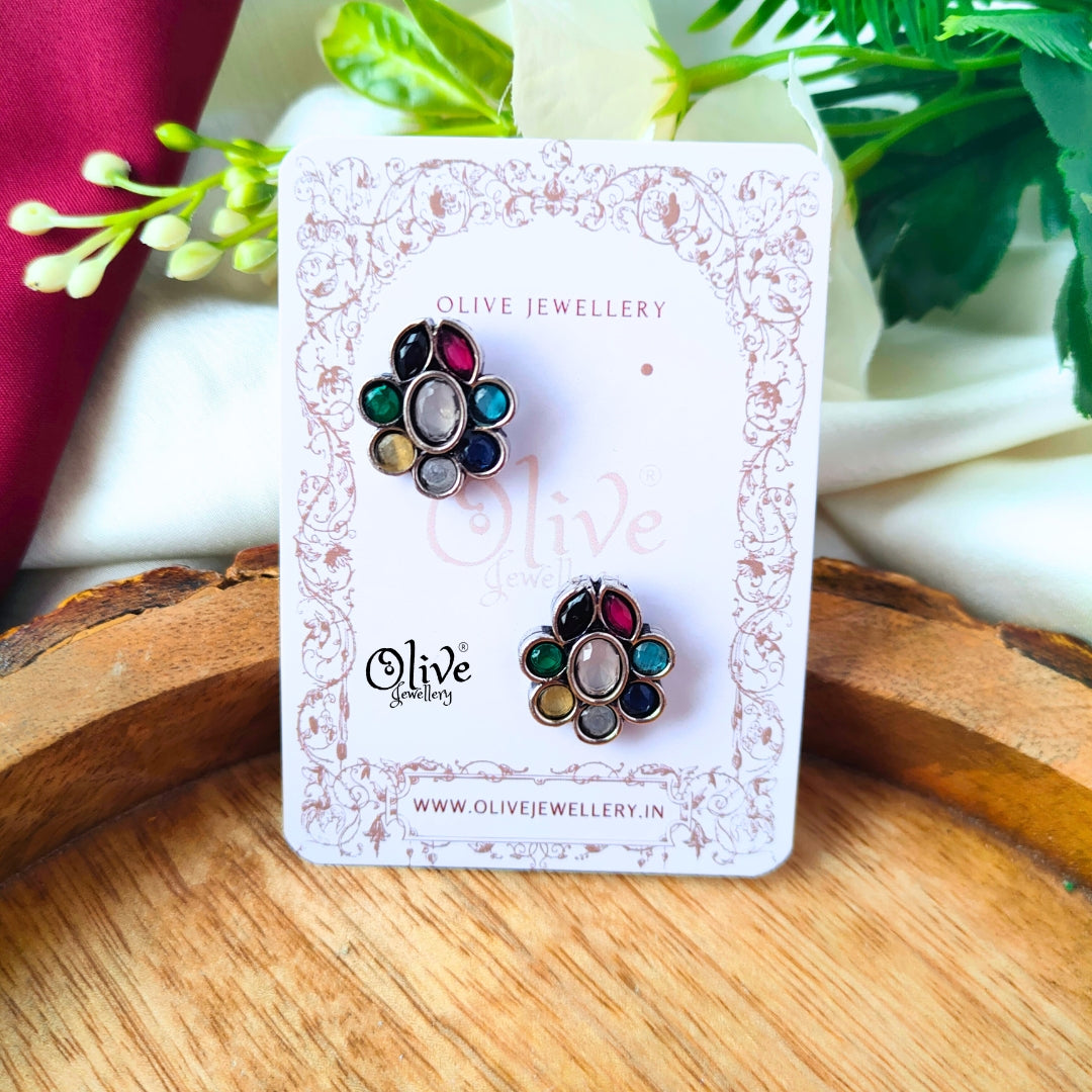 Oxidized Earrings-970