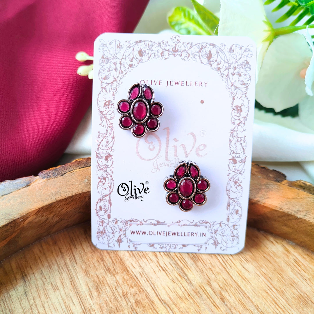 Oxidized Earrings-970