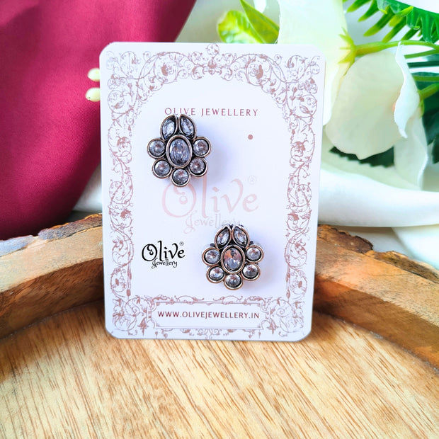 Oxidized Earrings-970