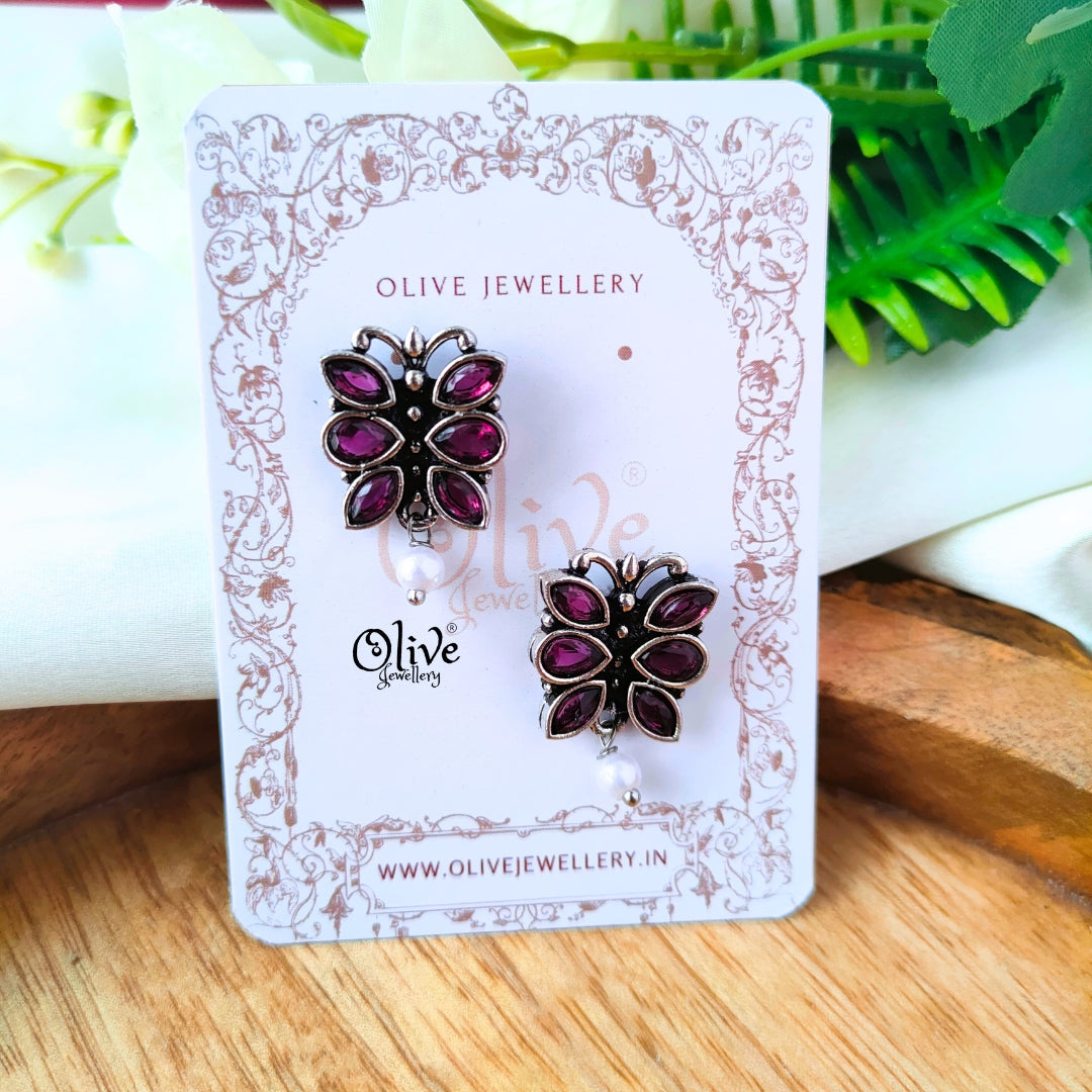 Oxidized Earrings-982