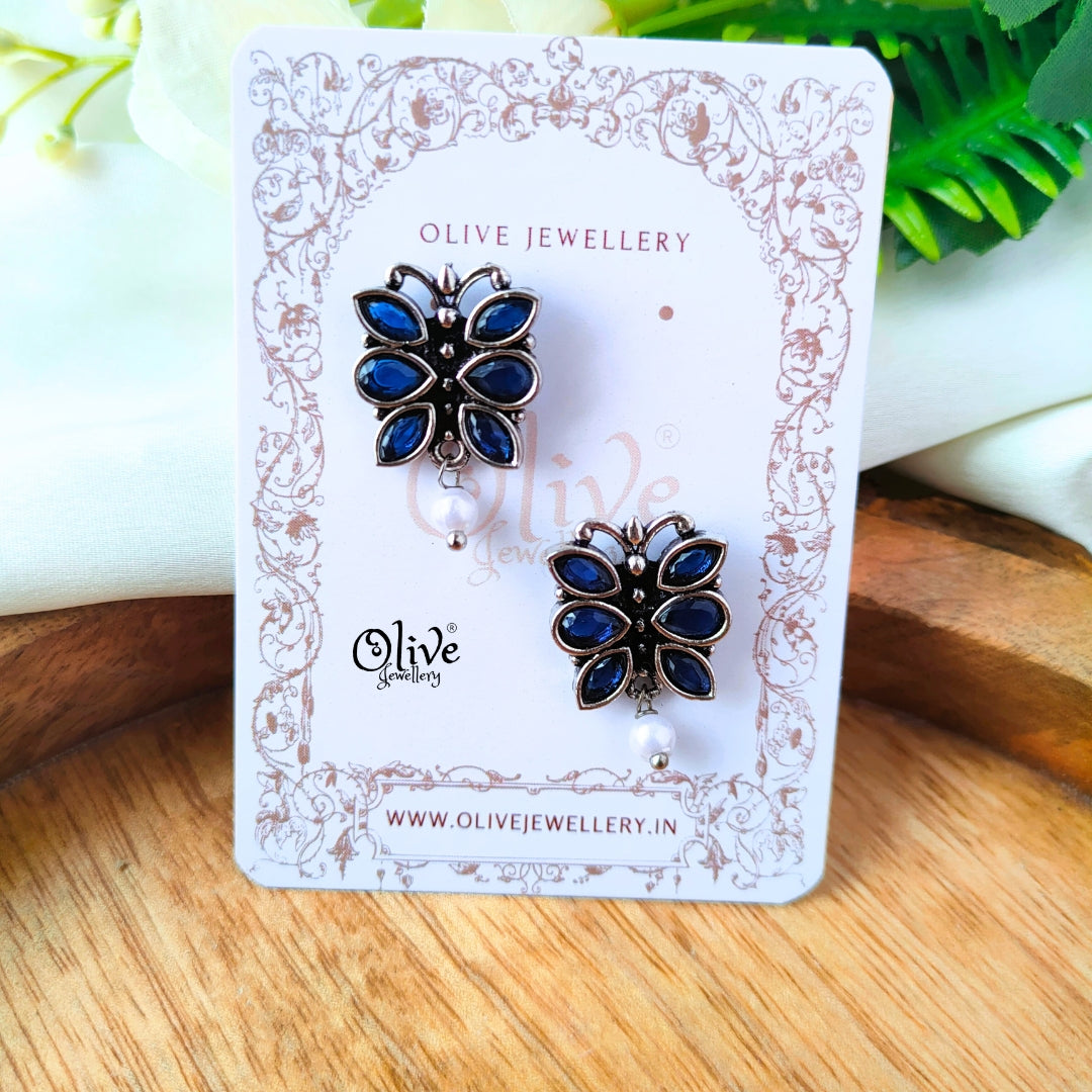 Oxidized Earrings-982
