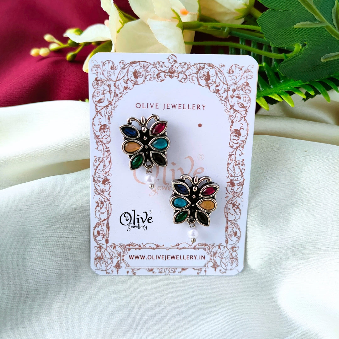 Oxidized Earrings-982