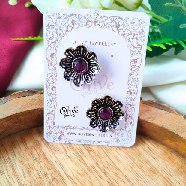 Oxidized Earrings-994