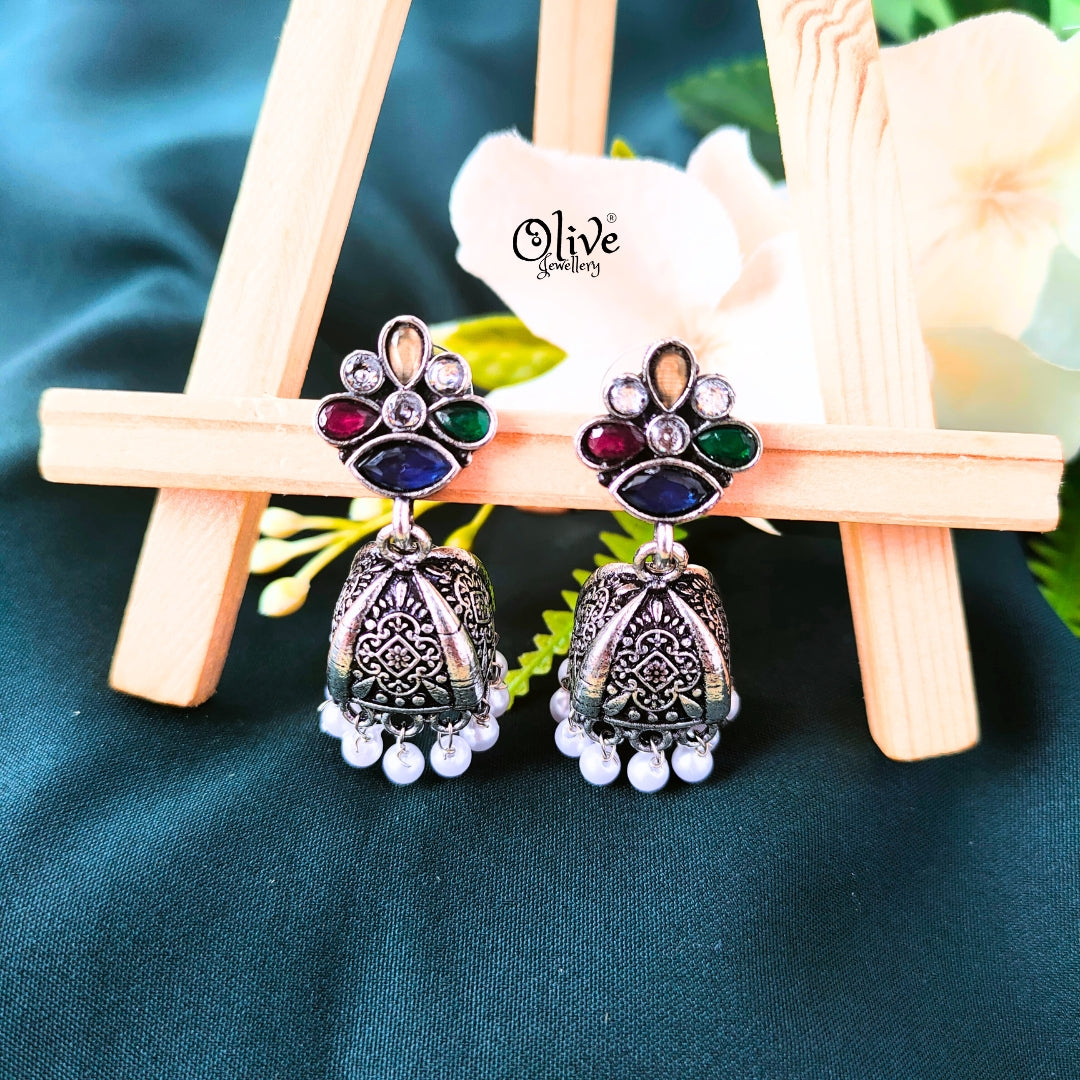 Oxidized Earrings-004