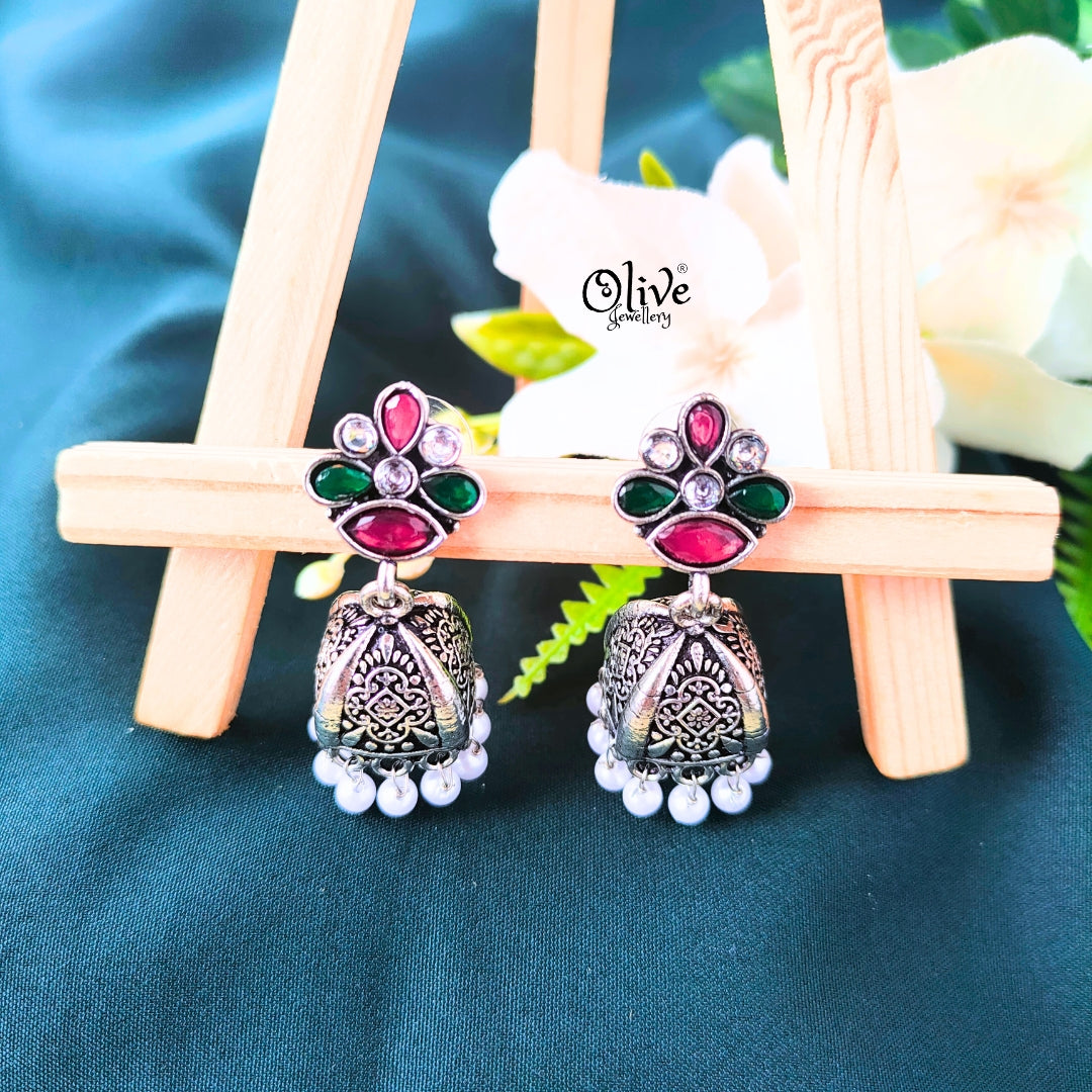 Oxidized Earrings-004