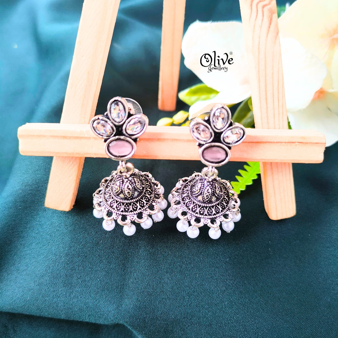 Oxidized Earrings-015