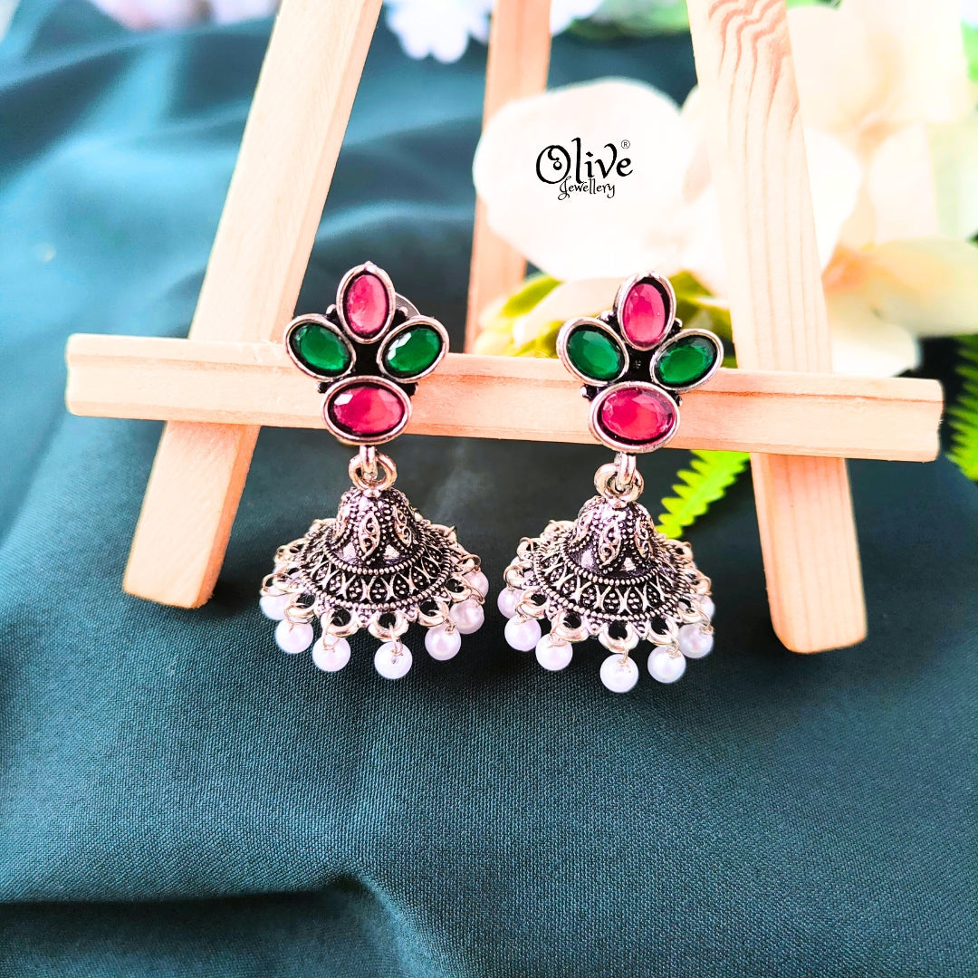 Oxidized Earrings-015