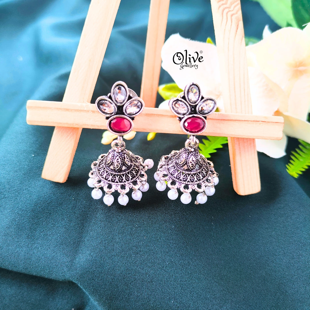 Oxidized Earrings-015